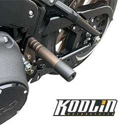 M8 SOFTAIL REAR GUARDS BRONZE